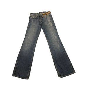 Miss Me Jeans Cowhide Mining Boot Cut Style Women's Jeans Size 27